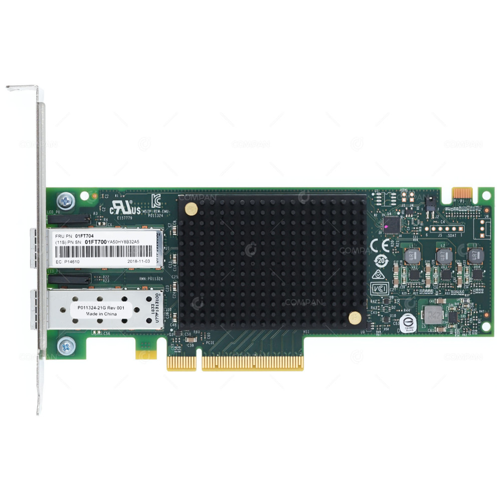 578F IBM DUAL PORT 32GB FC FIBRE CHANNE ADAPTER FOR S924 PSERIES POWER9 01FT704, 01FT700